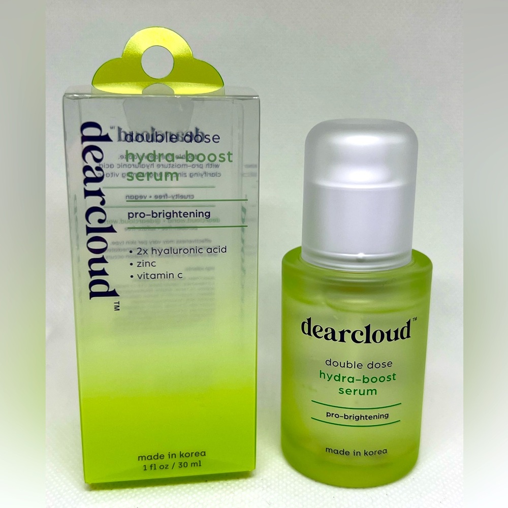 dearcloud Double Dose Hydra Boost Serum pro-brightening
